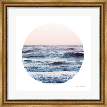 Framed Coastal Colors I Print