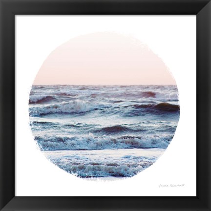 Framed Coastal Colors I Print