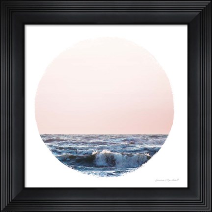 Framed Coastal Colors II Print