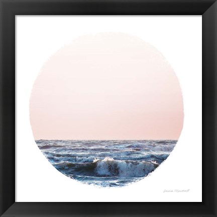 Framed Coastal Colors II Print