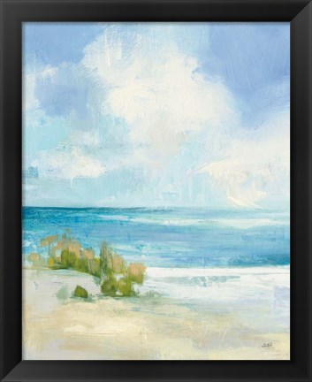 Framed Wind and Waves II Print