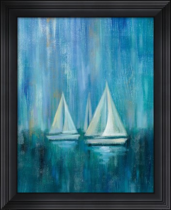 Framed Sailboat Simplicity II Print