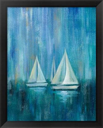 Framed Sailboat Simplicity II Print