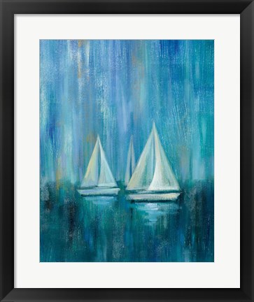 Framed Sailboat Simplicity II Print