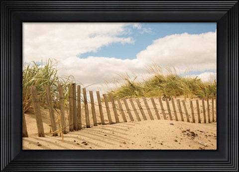 Framed Beach Dunes I Print