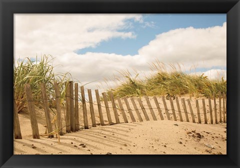 Framed Beach Dunes I Print