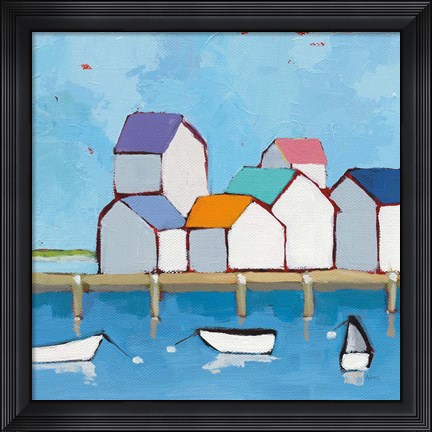 Framed Wharf Print