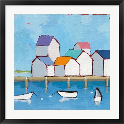 Framed Wharf Print