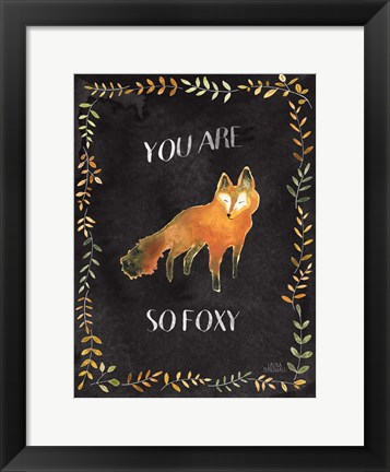 Framed Woodland Whimsy VIII Black Print