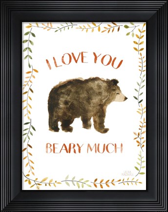 Framed Woodland Whimsy VII Print