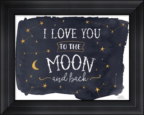 Framed Celestial Love I Print