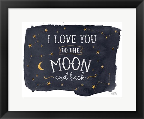 Framed Celestial Love I Print