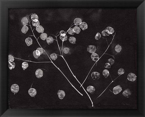 Framed Nature by the Lake Honesty Black Crop Print