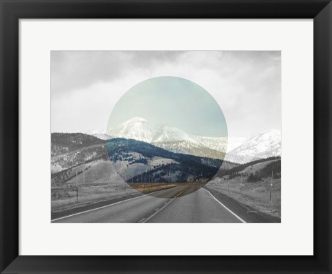 Framed Bold Adventures I v2 No Words Print