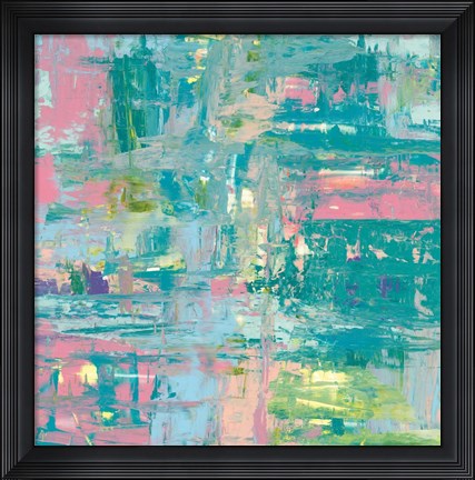Framed Islands Abstract II Print