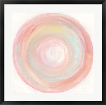 Framed Tropical Swirl II Print