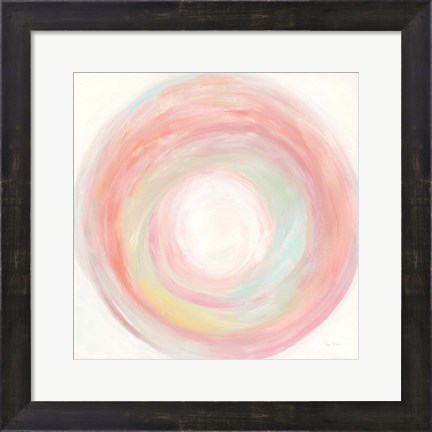 Framed Tropical Swirl I Print