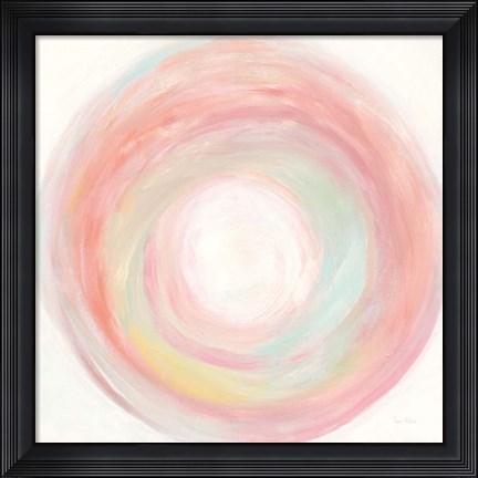 Framed Tropical Swirl I Print