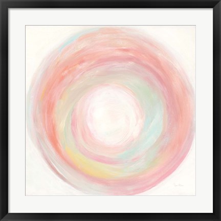 Framed Tropical Swirl I Print