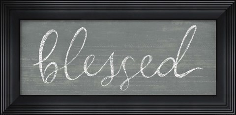 Framed Schoolhouse Blessed Print