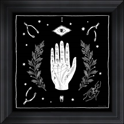 Framed All Hallows Eve I Sq no Words Print