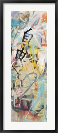 Framed Graffiti Freedom Panel II Print