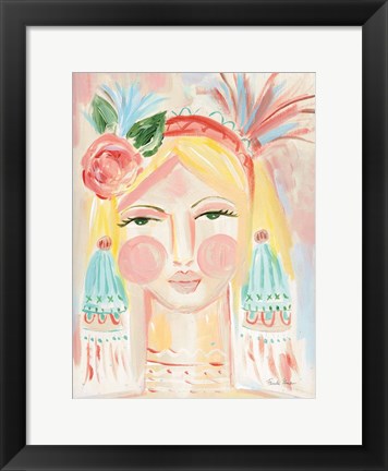 Framed Fresh Face II Neutral Print