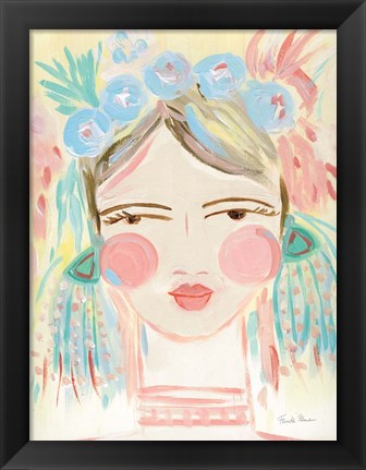 Framed Fresh Face I Neutral Print