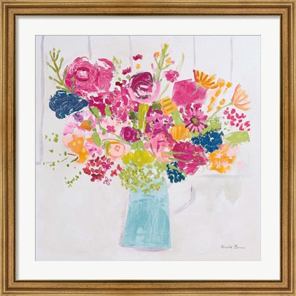 Framed Bouquet for You Bright v2 Print