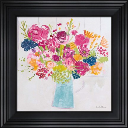 Framed Bouquet for You Bright v2 Print