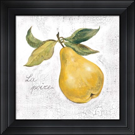 Framed La Poire on White Print