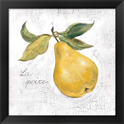 Framed La Poire on White Print