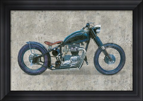 Framed Lets Roll I Grunge Print