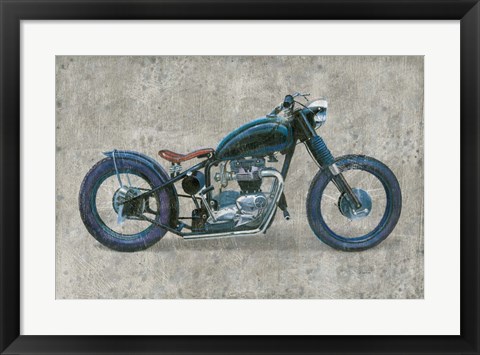 Framed Lets Roll I Grunge Print