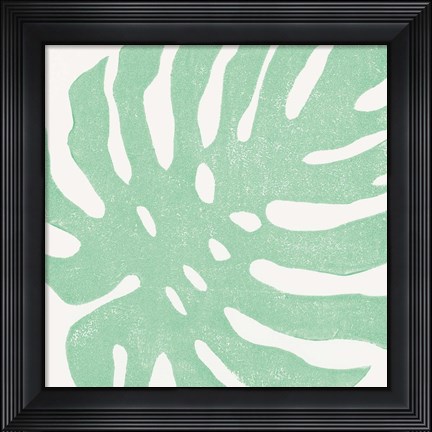 Framed Tropical Treasures Pastel I Print