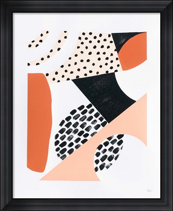 Framed Luminous Tumble II Print