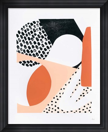Framed Luminous Tumble I Print