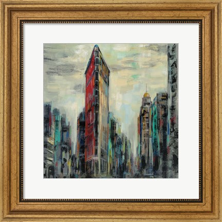 Framed Manhattan Flatiron Building Print