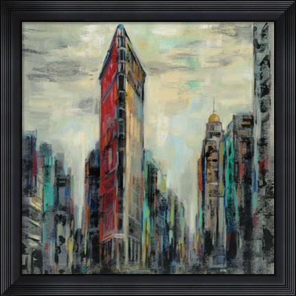 Framed Manhattan Flatiron Building Print
