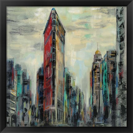 Framed Manhattan Flatiron Building Print