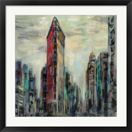 Framed Manhattan Flatiron Building Print