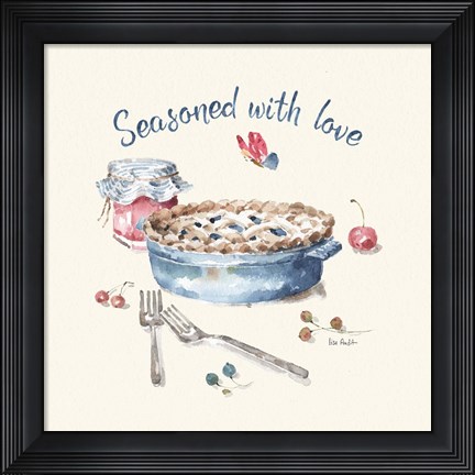 Framed Summer Garden XIII Print