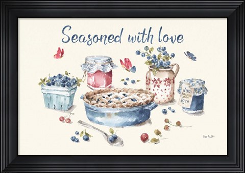 Framed Summer Garden XII Print