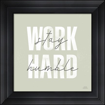 Framed Morning Affirmations IV Print