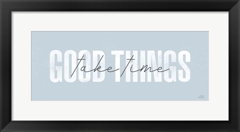 Framed Morning Affirmations III Panel Print