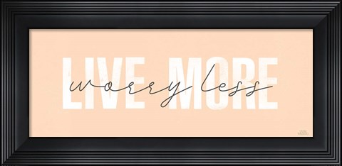 Framed Morning Affirmations II Panel Print