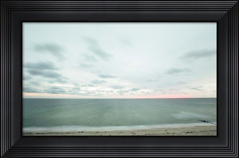 Framed Marthas Vineyard Beach I Print