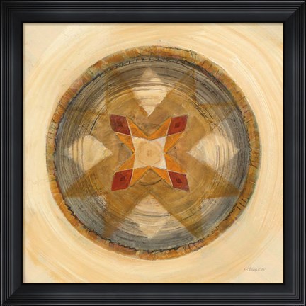 Framed Woven Beauty III Print