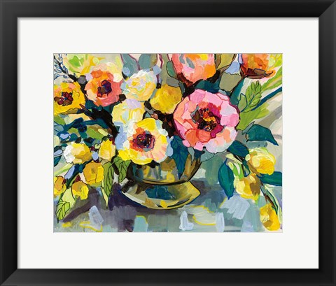 Framed Cottage Bouquet Print