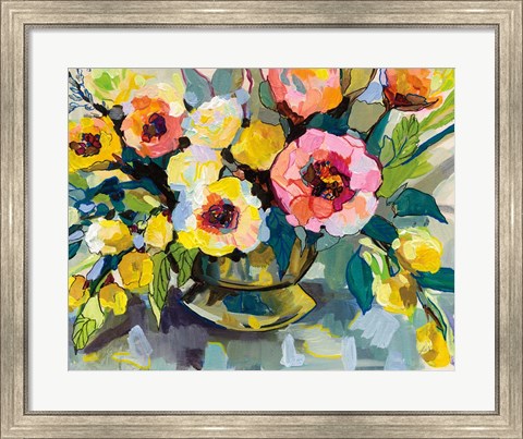 Framed Cottage Bouquet Print